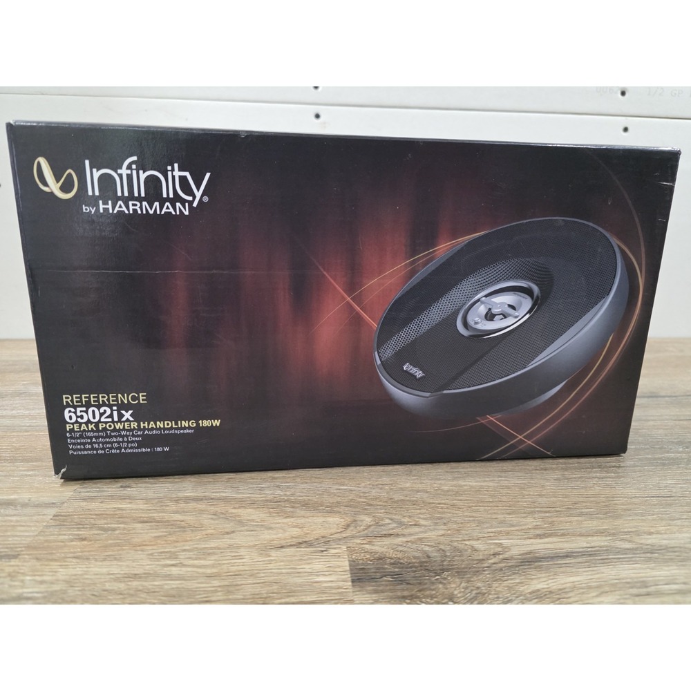 Infinity By Harman Reference 6502ix Peak Power 2 Way Car Audio Loudspeaker 180W